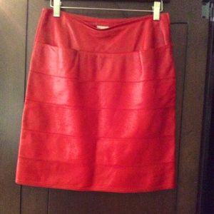 Skirt Krizia Leather